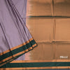 Semi Soft Silk Light Purple Zari Worked Saree