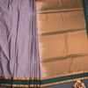 Semi Soft Silk Light Purple Zari Worked Saree
