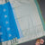 Semi Soft Silk Aqua Blue Zari Worked Saree