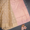 Semi Soft Silk Peanut Brown Zari Worked Saree