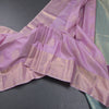 Semi Soft Silk Onion Pink Zari Worked Saree