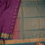 Semi Soft Silk Dark Pink Zari Worked Saree