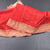 Poly Cotton Red Thread Striped Saree And Thread Border