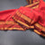 Poly Cotton Red Saree With Thread Buttas And Zari Border