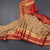 Semi Mysore Silk Sandal Floral Printed Saree And Zari Border