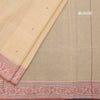 Bengal Cotton Sandal Saree With Thread Buttas 02