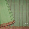 Bengal Cotton Pista Green Saree With Thread Buttas