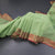 Bengal Cotton Pista Green Saree With Thread Buttas