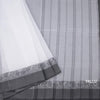 Bengal Cotton White Plain Saree