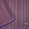 Bengal Cotton Purple Saree With Thread Buttas
