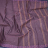 Bengal Cotton Purple Saree With Thread Buttas