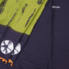 Mul Mul Cotton Mehandi Green Printed Saree