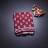 Mul Mul Cotton Maroon Printed Saree 06