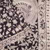 Kalamkari Cotton Black Printed Saree 03