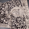 Kalamkari Cotton Black Printed Saree 03