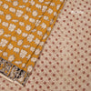 Kalamkari Cotton Yellow Printed Saree 02