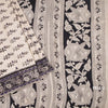 Kalamkari Cotton Cream Printed Saree 02