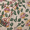 Kalamkari Cotton Cream Printed Saree 04