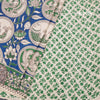 Kalamkari Cotton Blue Printed Saree
