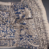 Kalamkari Cotton Blue Printed Saree 02