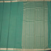 Semi Mysore Silk Pista Green Plain Saree And Zari Border