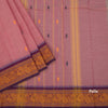 Chettinad Cotton Rose Pink Thread Work Saree