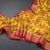 Semi Mysore Silk Yellow Floral Printed Saree And Zari Border