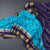 Semi Mysore Silk Sky Blue Floral Printed Saree And Zari Border