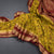 Semi Mysore Silk Mustard Floral Printed Saree And Zari Border