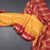 Semi Mysore Silk Mango Yellow Zari Stripes Saree