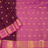 Semi Mysore Silk Maroon Zari Worked Saree 02