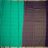 Semi Mysore Silk Jade Green Zari Worked Saree