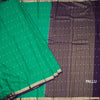 Semi Mysore Silk Jade Green Zari Worked Saree