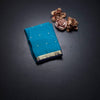 Semi Mysore Silk Peacock Blue Zari Worked Saree