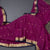 Semi Mysore Silk Wine Zari Worked Saree