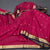 Semi Mysore Silk Dark Pink Zari Worked Saree