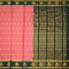 Semi Mysore Silk Peach Zari Worked Saree 02