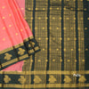 Semi Mysore Silk Peach Zari Worked Saree 02