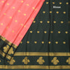 Semi Mysore Silk Peach Zari Worked Saree 02