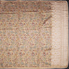 Semi Raw Silk Light Brown Floral Printed Saree 03
