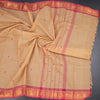 Chettinad Cotton Sandal Checked Saree