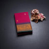 Chettinad Cotton Hot Pink Thread Embossed Saree