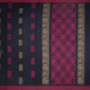 Chettinad Cotton Black Thread Embossed Saree