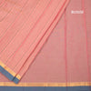Chettinad Cotton Peach Thread Embossed Saree