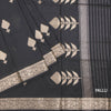 Semi Silk Black Zari Worked Saree