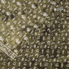 Chanderi Cotton Mehandi Green Printed Saree