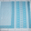 Chanderi Cotton Light Blue Printed Saree 02