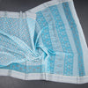 Chanderi Cotton Light Blue Printed Saree 02