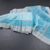 Chanderi Cotton Light Blue Printed Saree 02