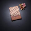 Chanderi Cotton Sandal Printed Saree 02
